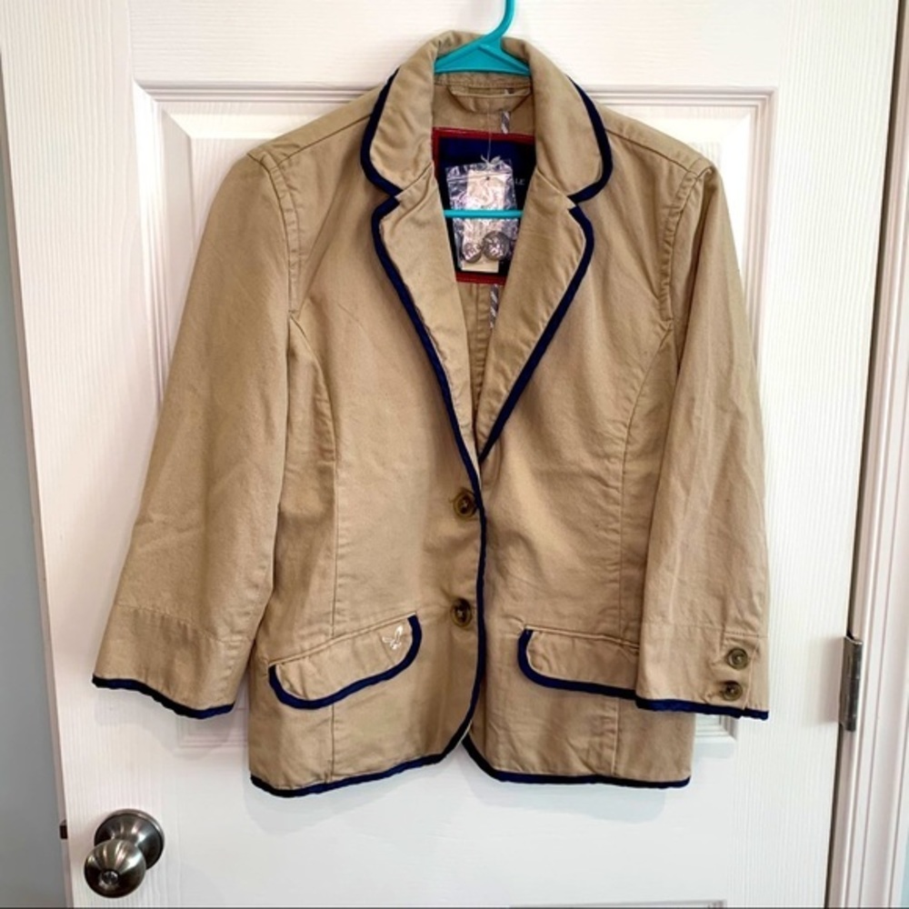 NWT American Eagle tan button front blazer